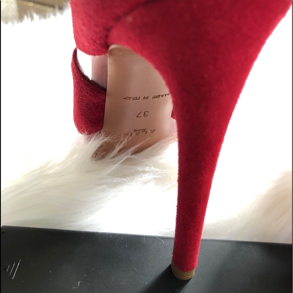 Alaia Suede PVC Sandals - Picture 6 of 10
